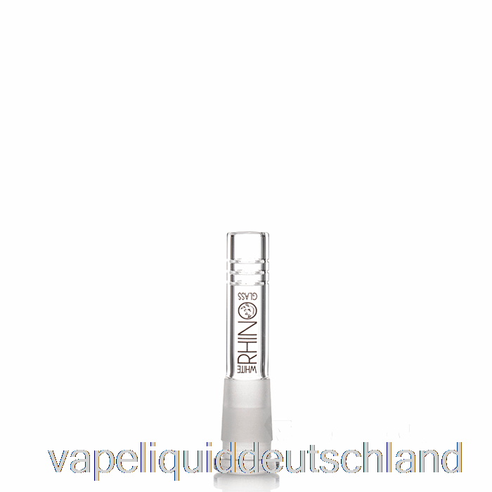 White Rhino 19/14 Glas-Downstem 3-Zoll-Vape-Flüssigkeit